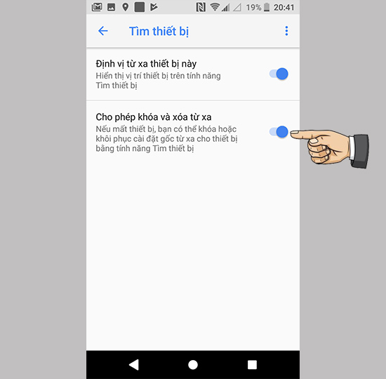Kích hoạt tính năng